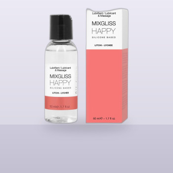 Лубрикант на силиконовой основе MixGliss HAPPY - LITCHI (50 мл) с ароматом китайского личи
