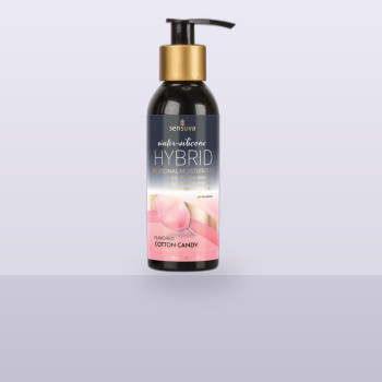 Змазка гібридна Sensuva Hybrid Cotton Candy (125 мл) без цукру, придатна для оральних ласк