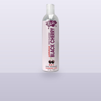 Теплуючий лубрикант на водній основі Wet Warming Black Cherry 4 in 1, без цукру (118 мл)