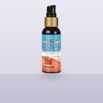 Змазка на водній основі Sensuva Natural Water-Based Strawberry (57 мл) без глицерину та парабенів