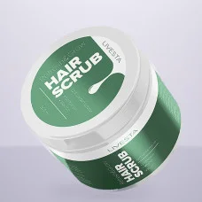 Скраб-пілінг для шкіри голови Refresh&Grow з розмарином і ментолом LIVESTA, 400 г
