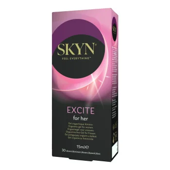 Збуджуючий гель SKYN Excite for her 15 мл, покалювання, ефект тепло-холод, містить L-аргінін